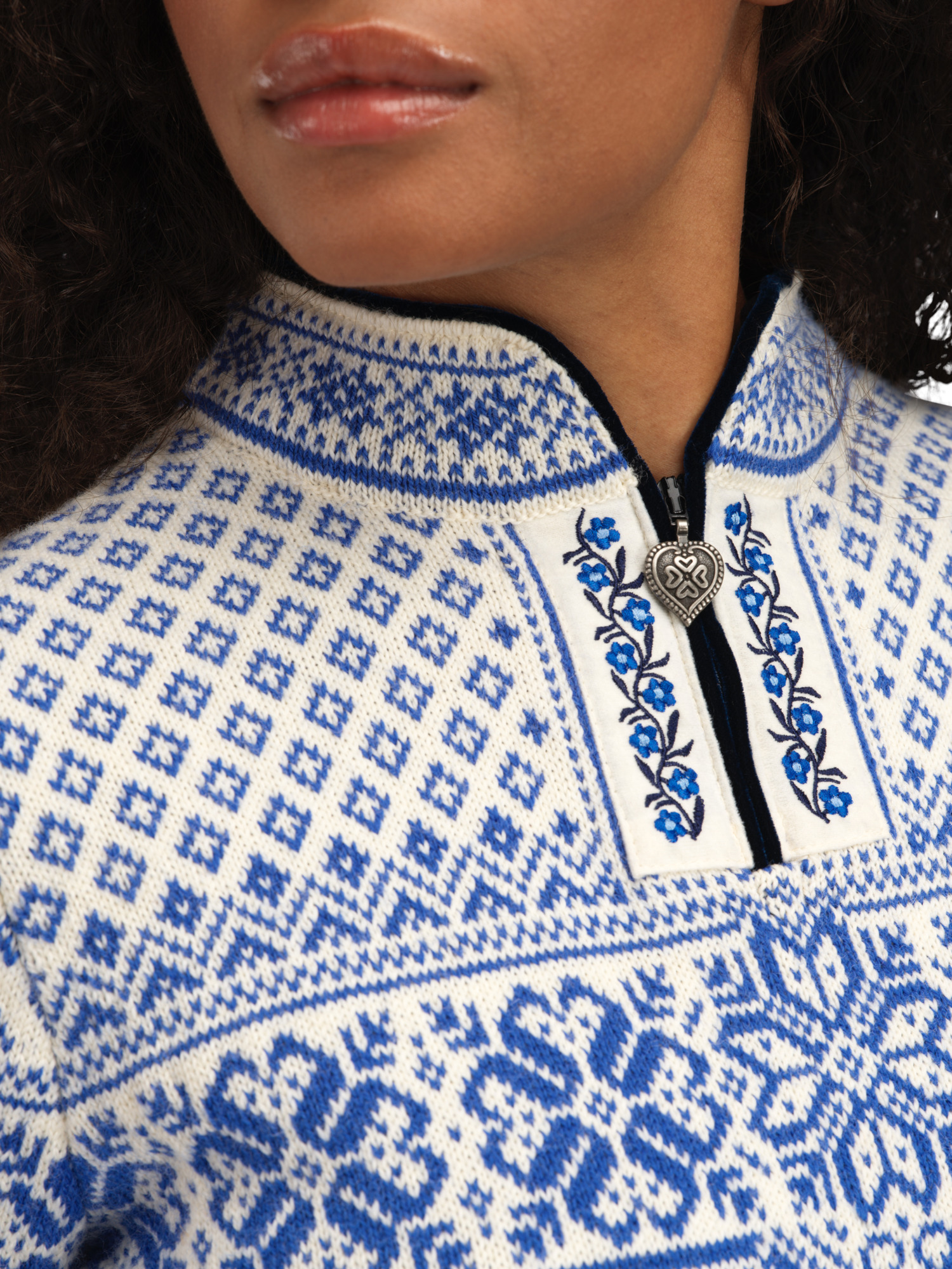 Peace ullgenser  Blå