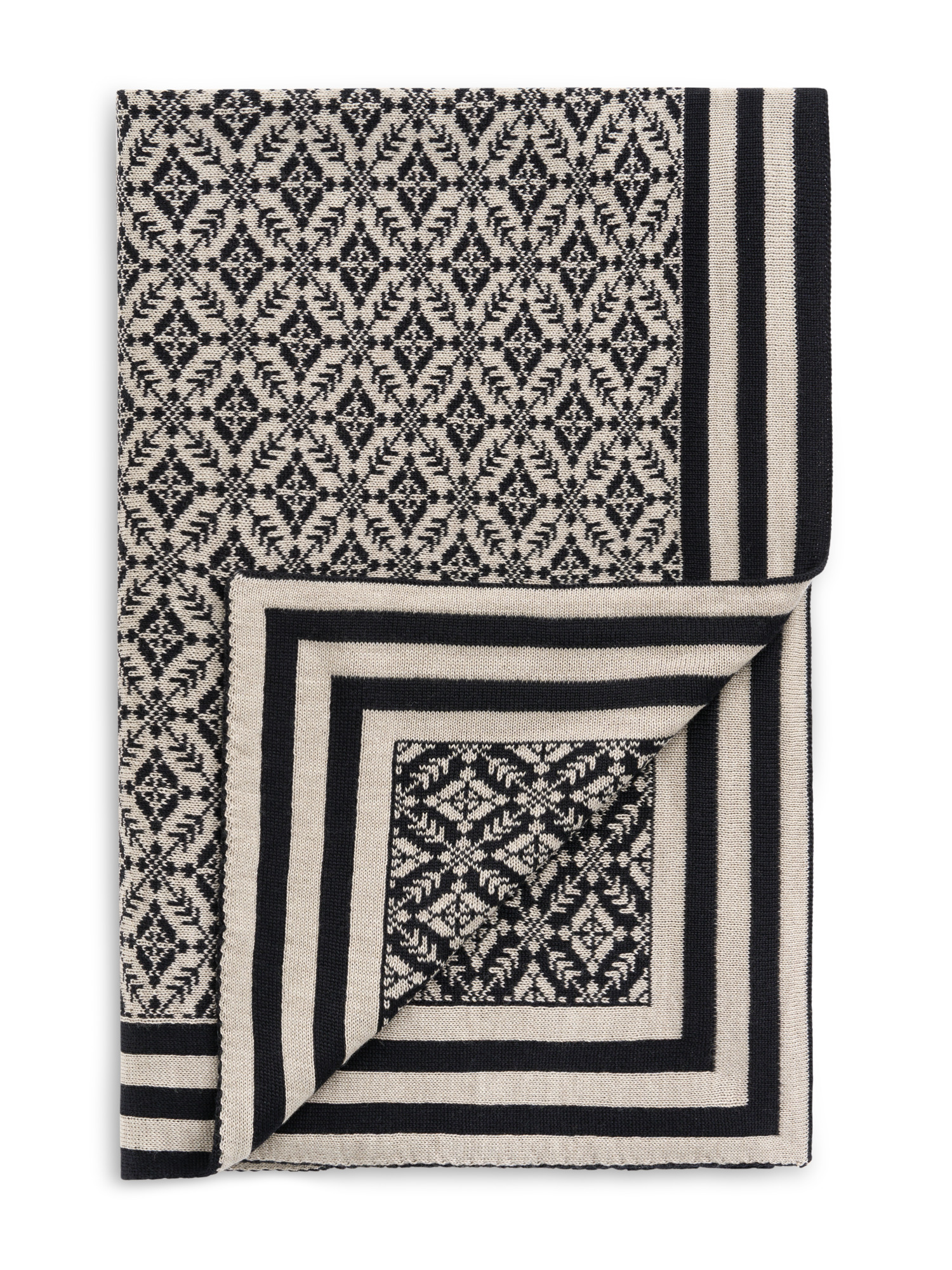 Frogner ullpledd  Sort