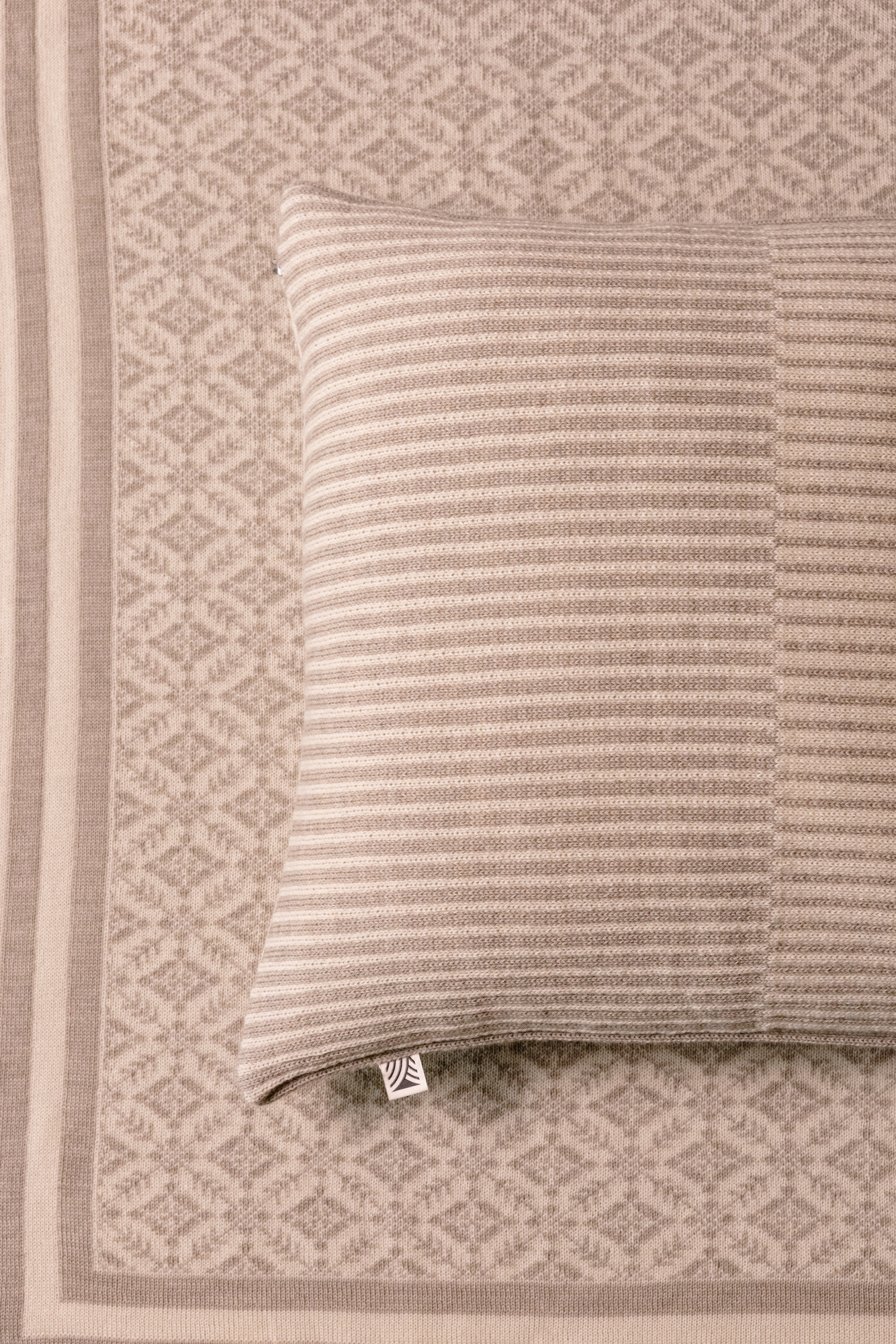 Frogner ullpledd  Offwhite