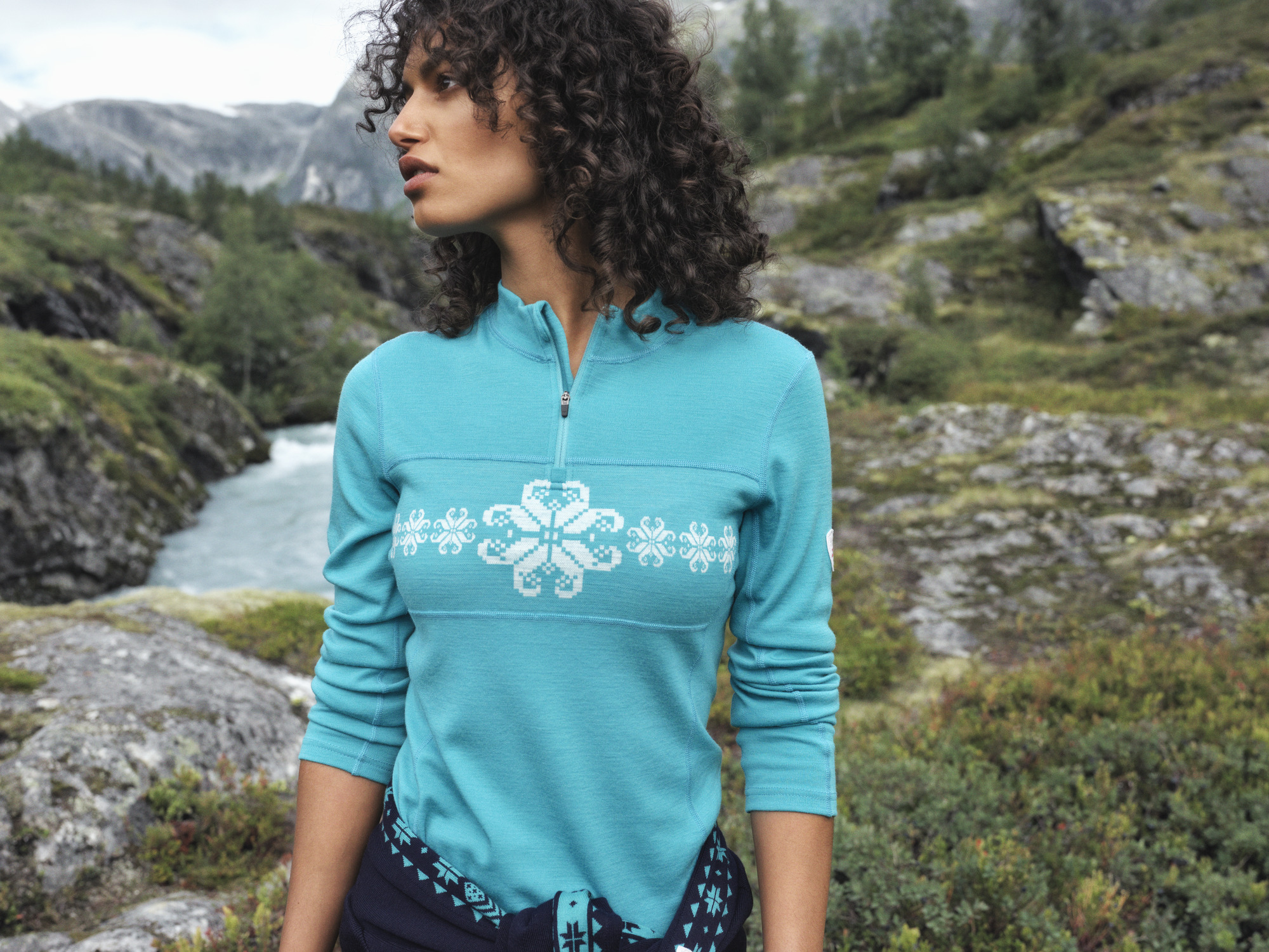 Falkeberg Baselayer Half Zip Turkis