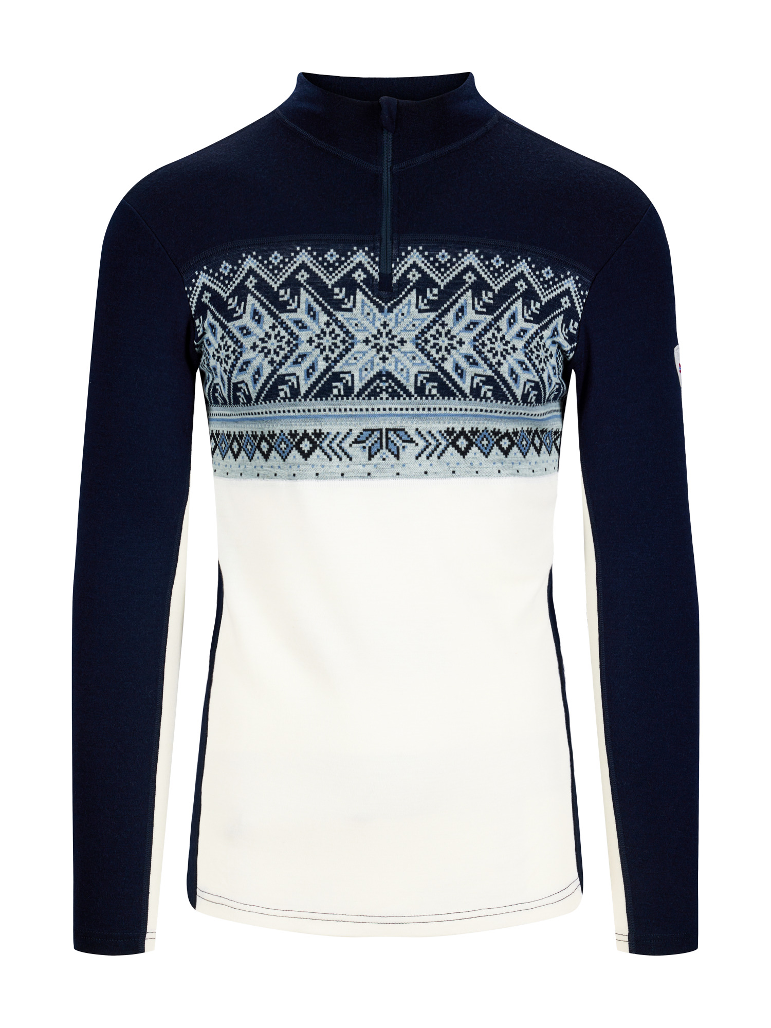 Vail Baselayer Half Zip Blå
