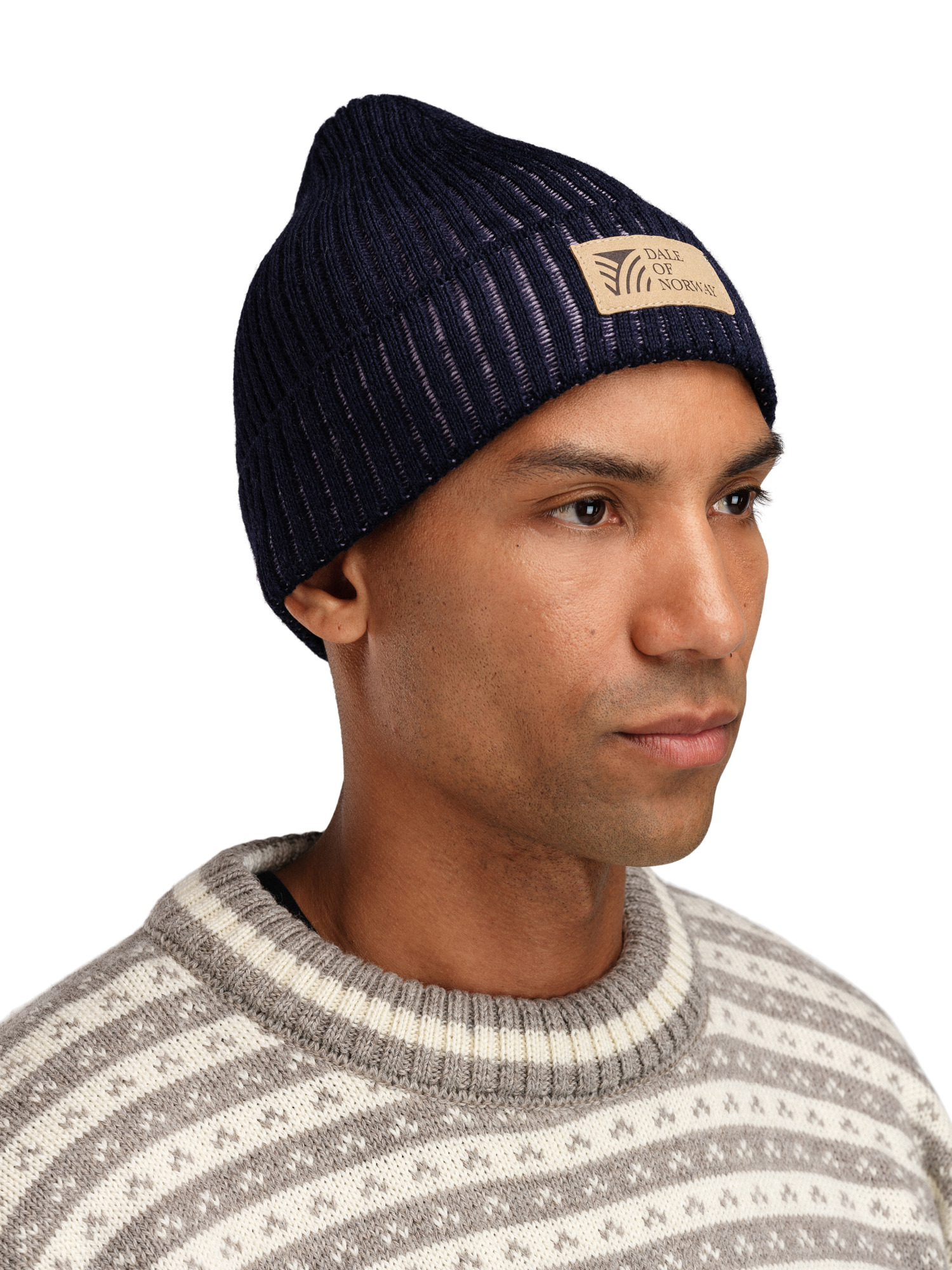 Alvøy lue - norsk ull Navy