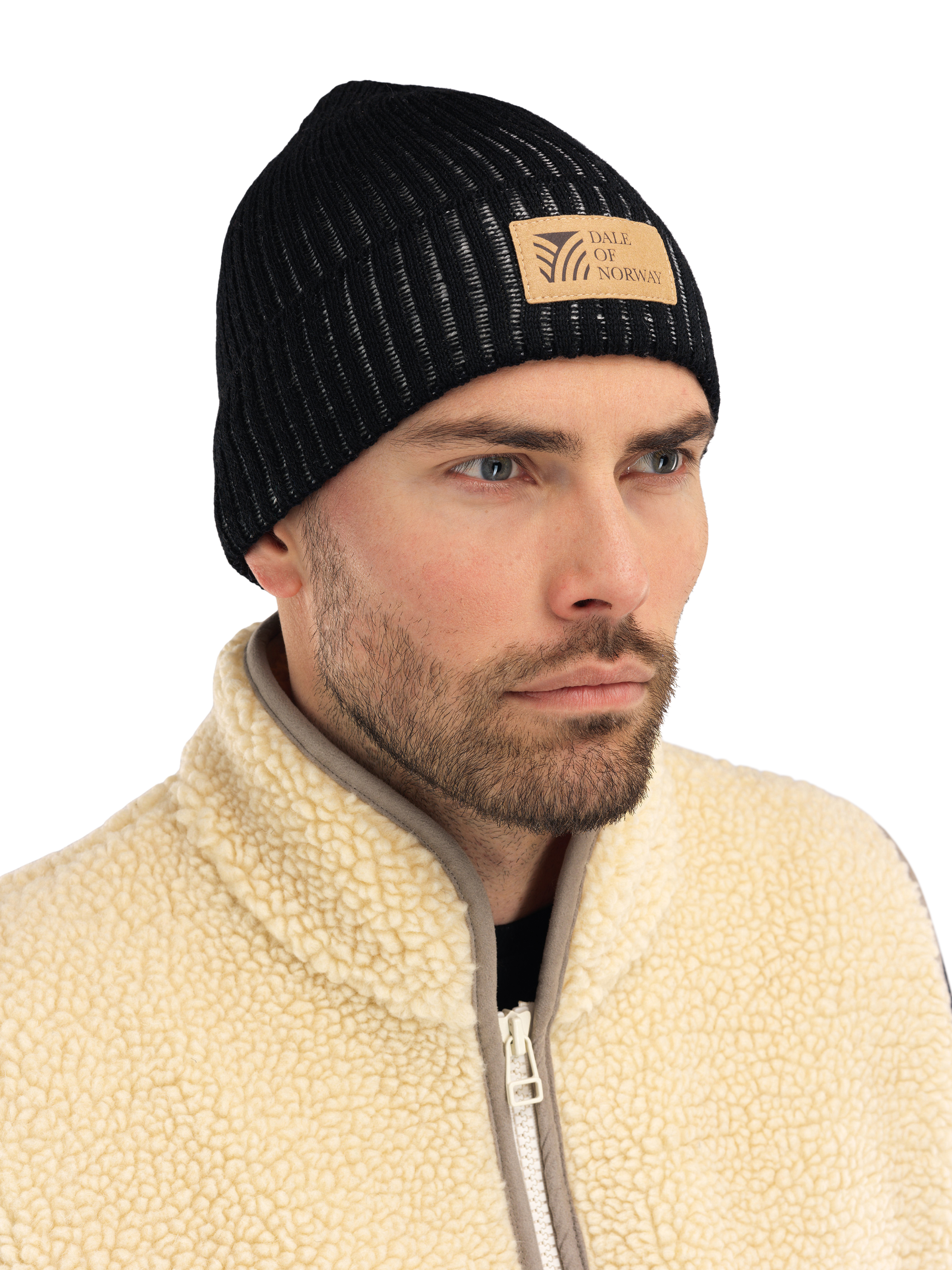 Alvøy lue - norsk ull Sort