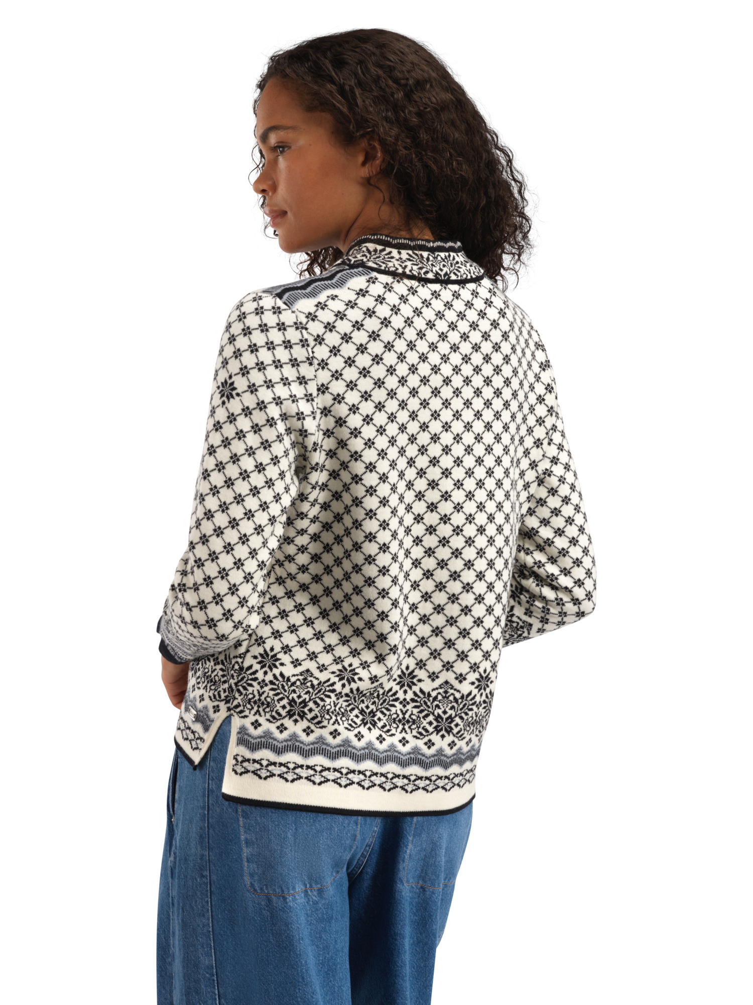 Solfrid ulljakke - merino	 Sort