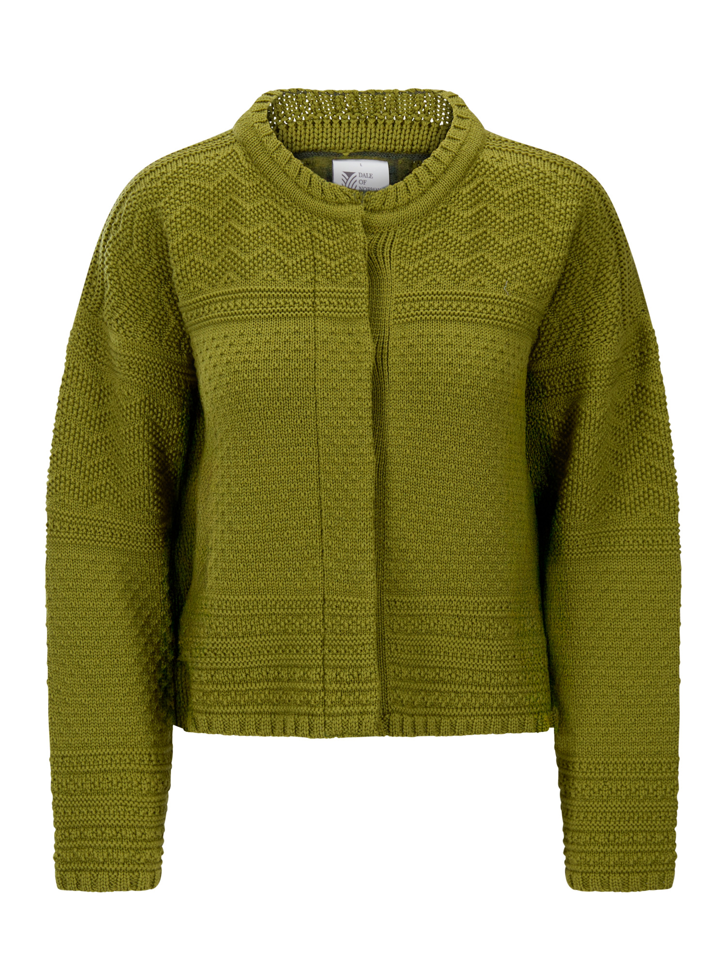 Lusa ullcardigan - norsk ull Grønn
