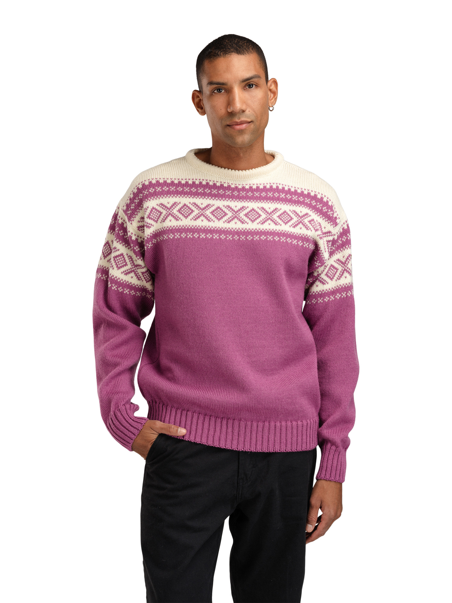 Cortina 1956 genser - norsk ull Rosa