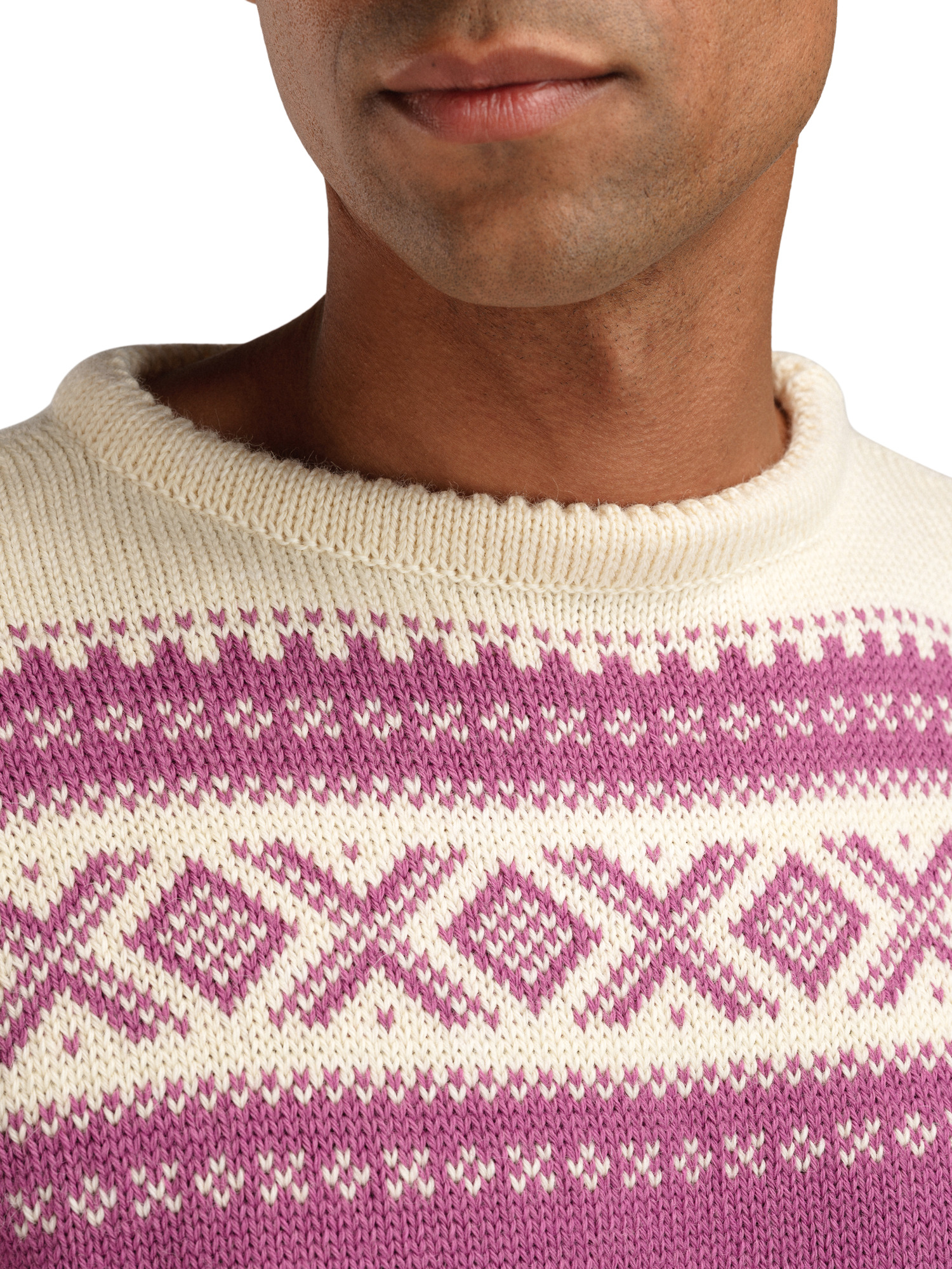 Cortina 1956 genser - norsk ull Rosa