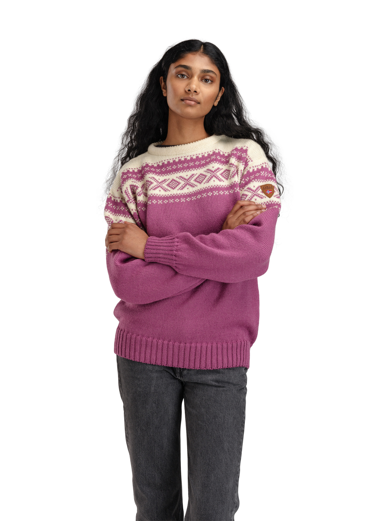 Cortina 1956 genser - norsk ull Rosa