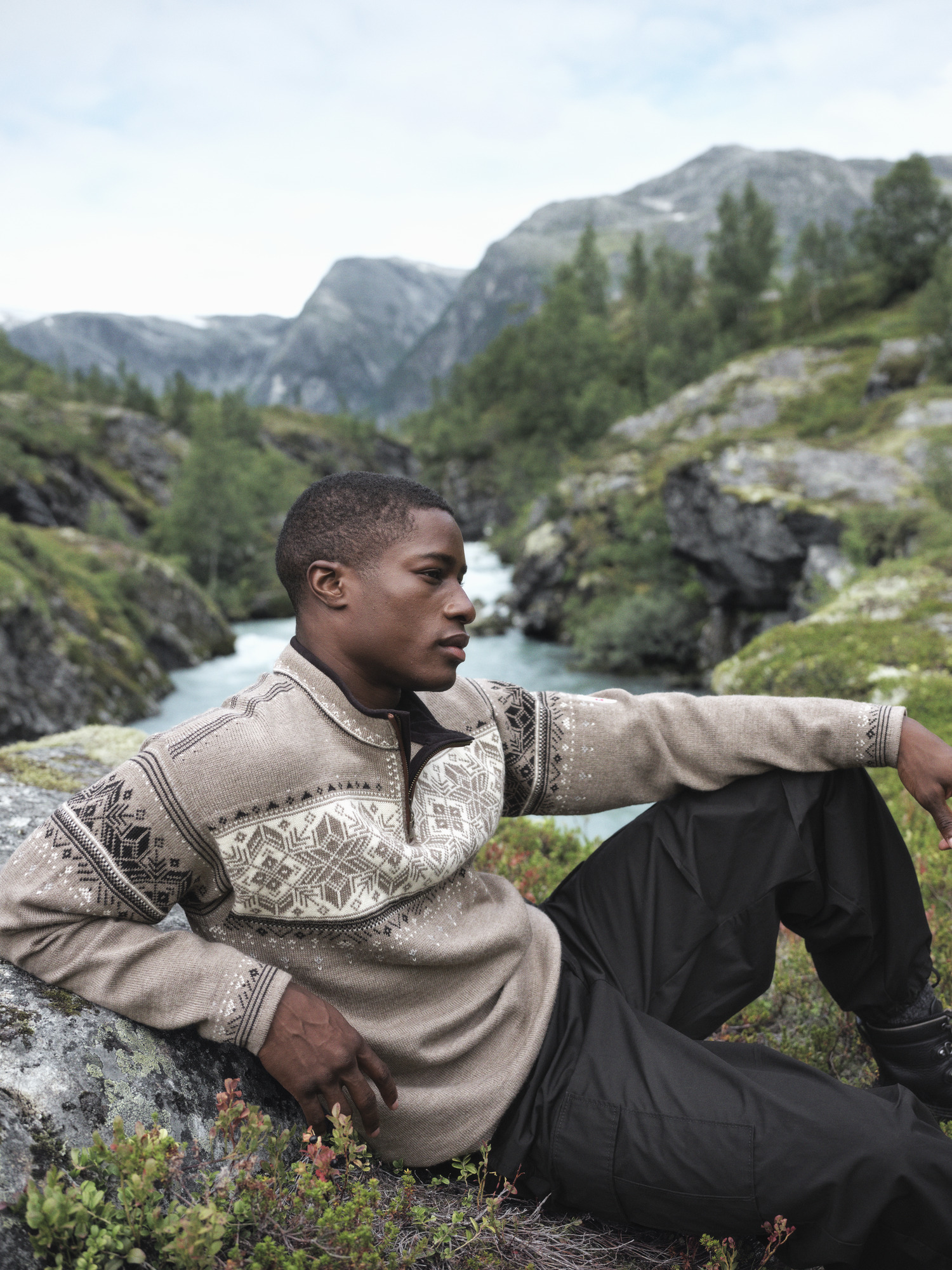 Blyfjell ullgenser unisex Brun