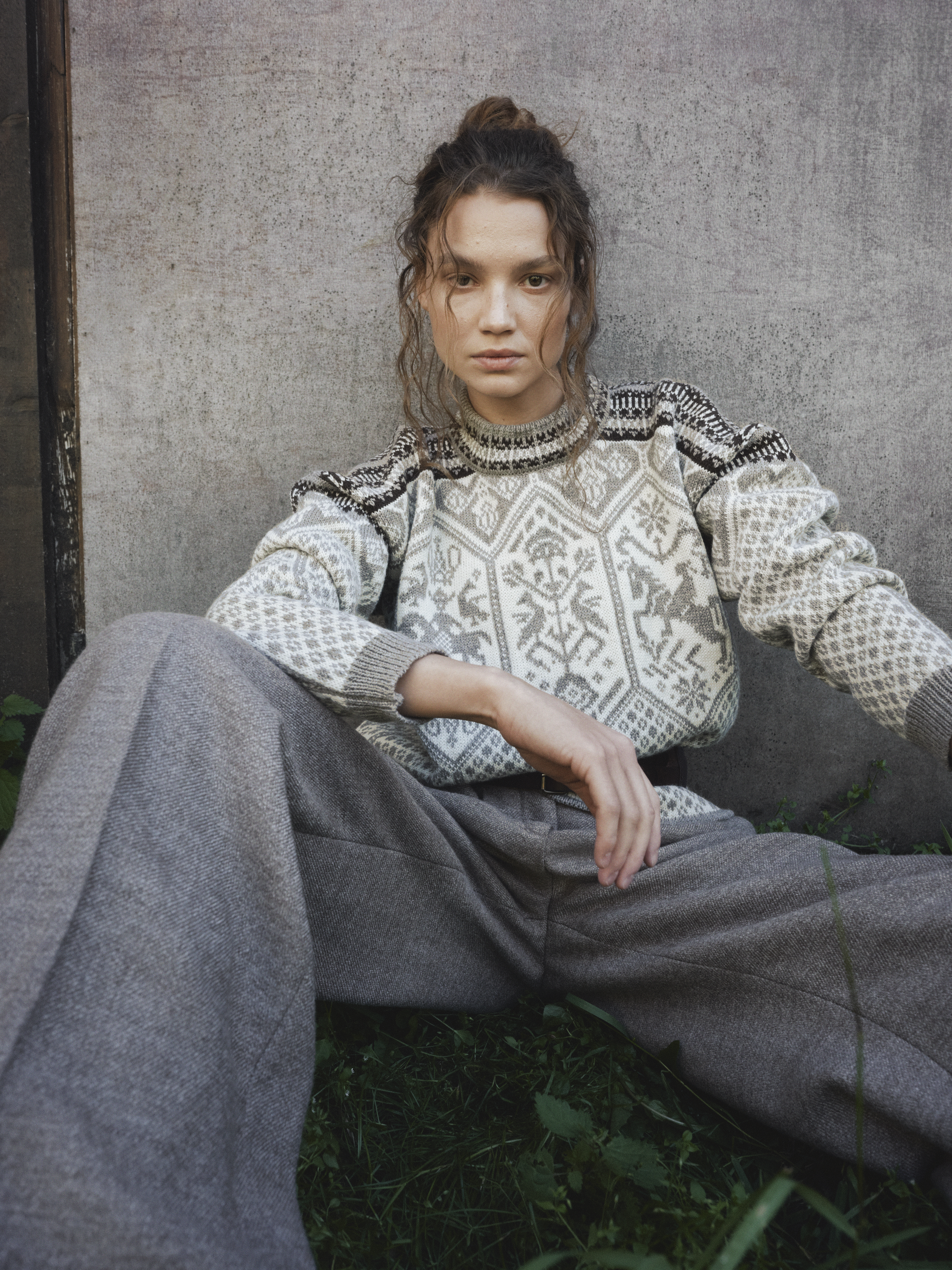 1994 Lillehammer ullgenser  Naturlig offwhite/beige