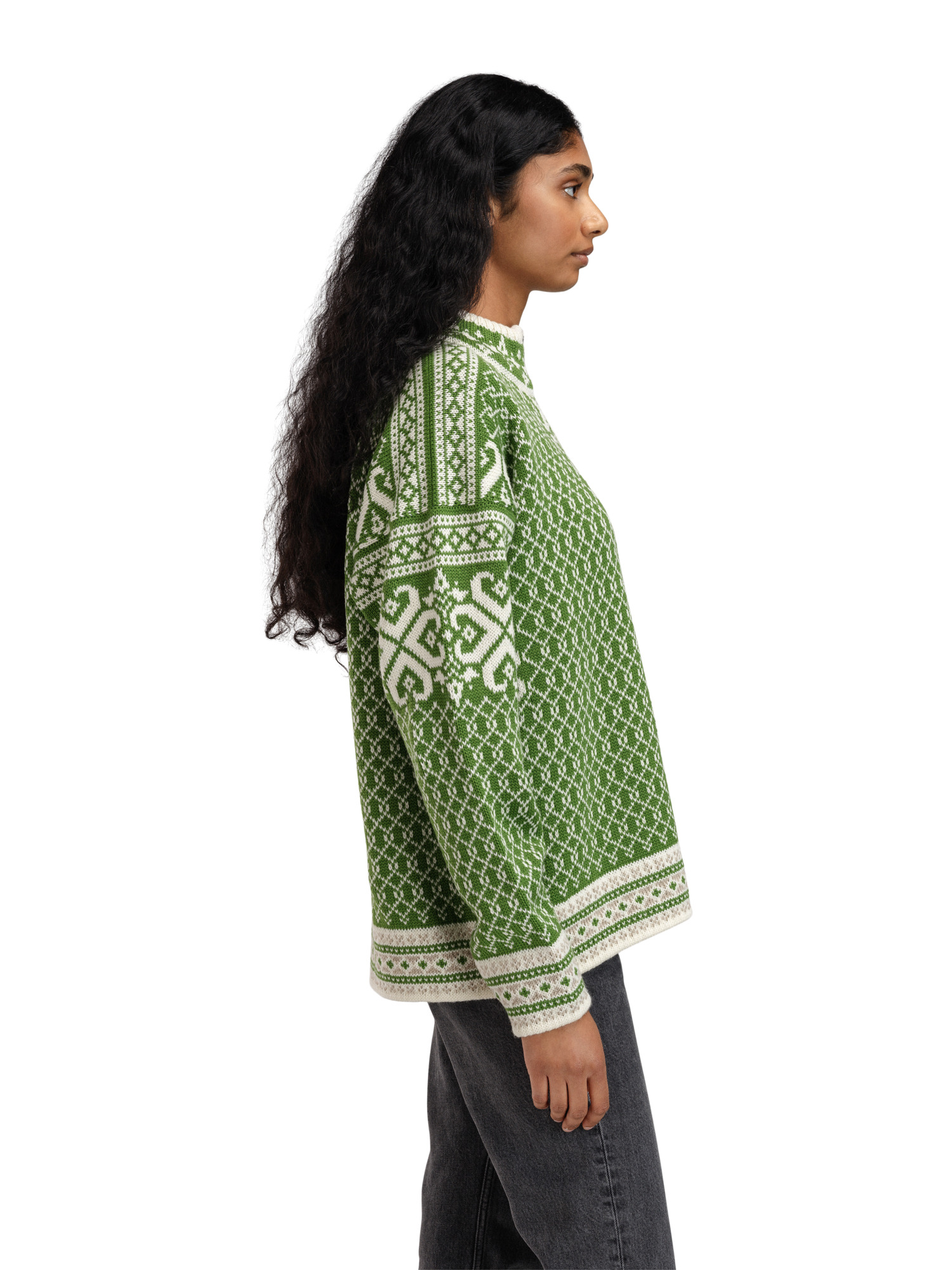 Leknes ullgenser  Grønn