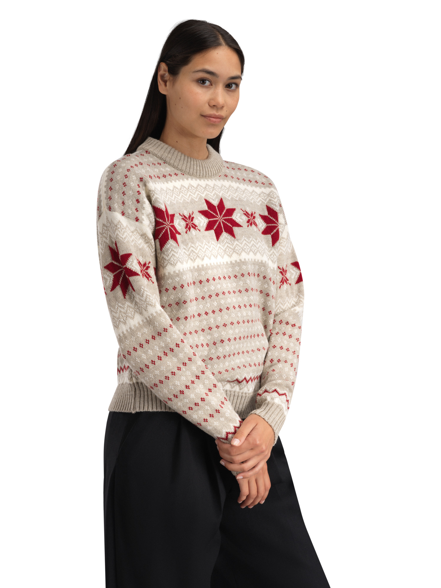 Egersund genser dame Beige