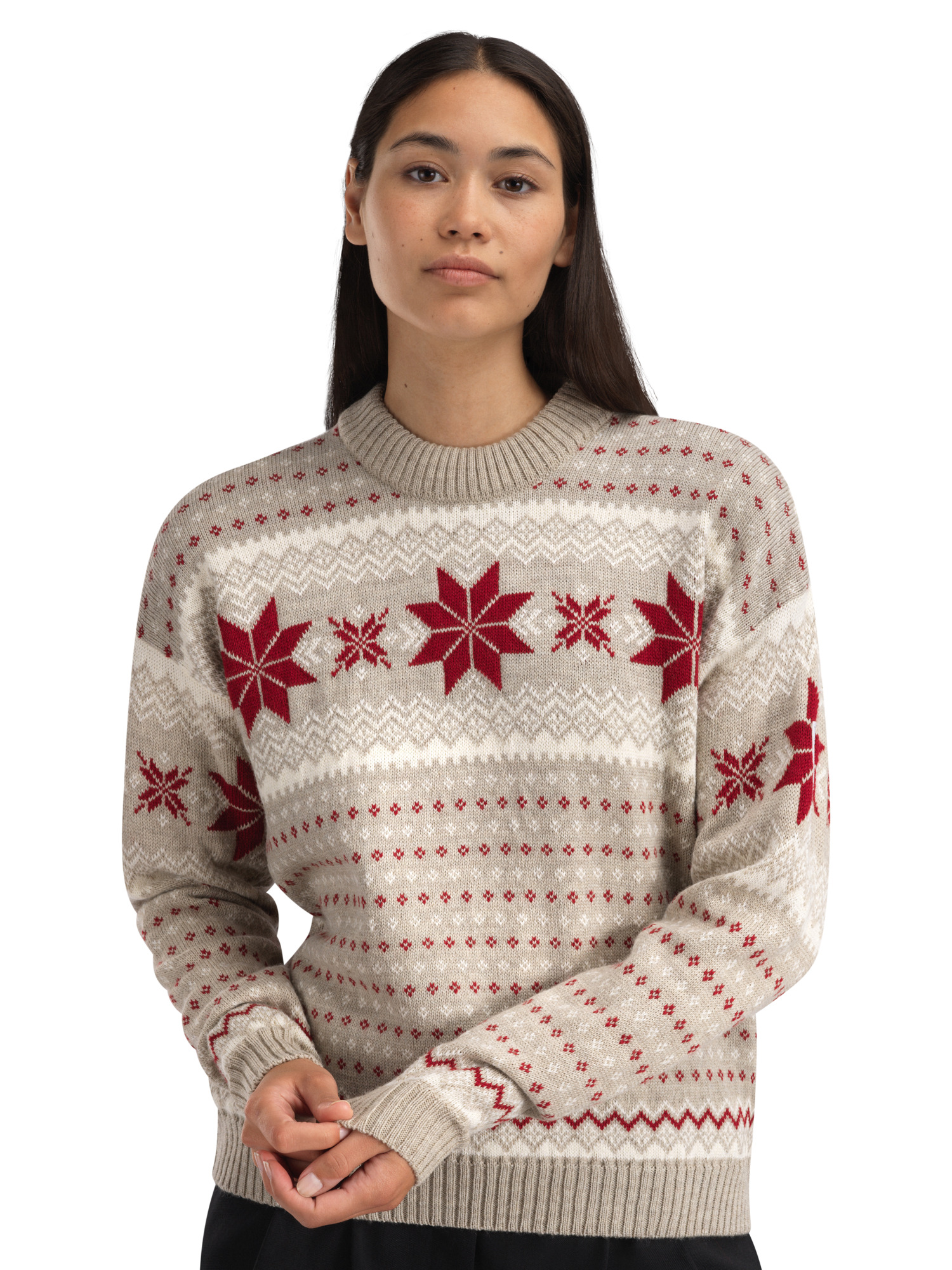 Egersund genser dame Beige